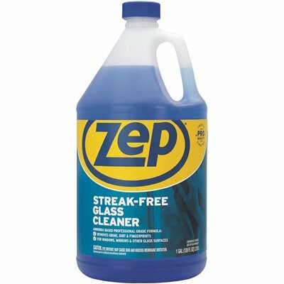 Zep 1 Gallon Commercial Streak Free Glass Cleaner (4-Case)