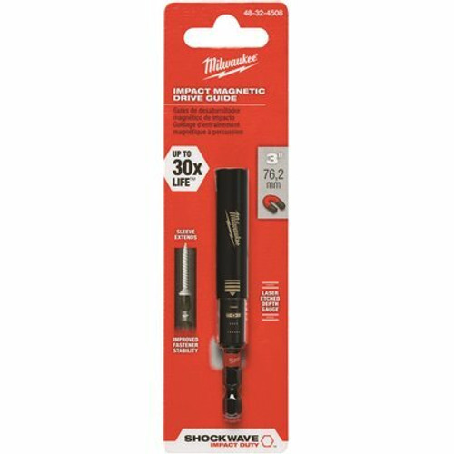Milwaukee SHOCKWAVE Impact Duty 3 in. Magnetic Drive Guide Milwaukee SHOCKWAVE Impact Duty 3 in. Magnetic Drive Guide