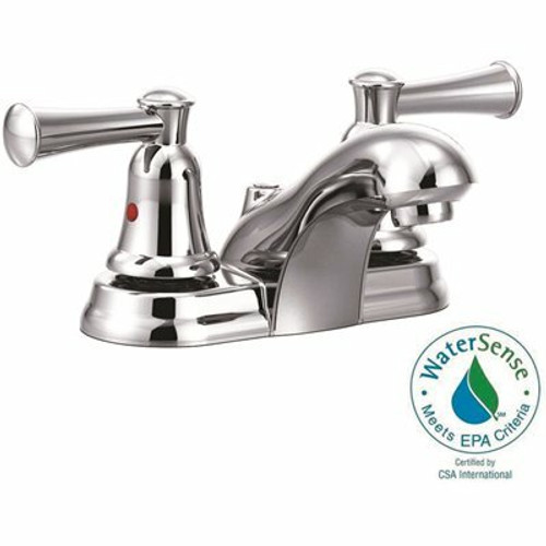 CLEVELAND FAUCET GROUP Capstone 4 in. Centerset 2-Handle Bathroom Faucet in Chrome 2490483