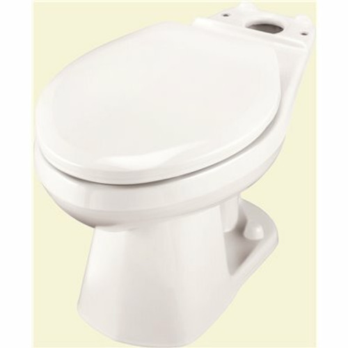 Gerber Plumbing Ultra Flush Pressure Assisted 1.0/1.28/1.6 GPF Elongated Toilet Bowl Only in White Gerber Plumbing Ultra Flush Pressure Assisted 1.0/1.28/1.6 GPF Elongated Toilet Bowl Only in White
