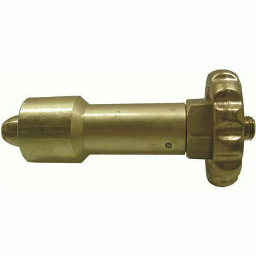 MEC 1-5/16 in. ACME x 1/4 in. MPT Brass Handwheel Gas Filler Fitting