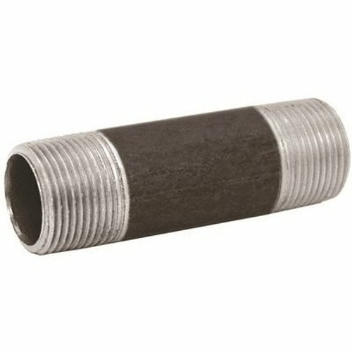 BECK MFG. Schedule 40 1/2 in. x 3 in. Black Nipple BECK MFG. Schedule 40 1/2 in. x 3 in. Black Nipple