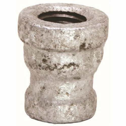 ProPlus 1/2 in. x 3/8 in. Galvanized Malleable Coupling ProPlus 1/2 in. x 3/8 in. Galvanized Malleable Coupling
