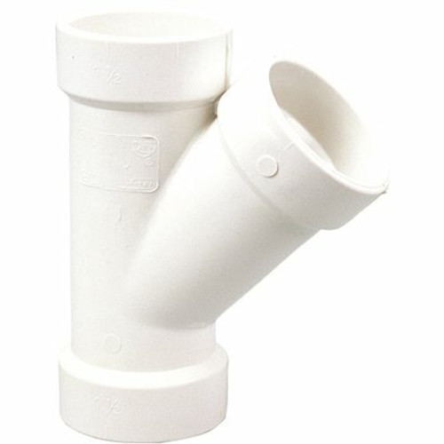 NIBCO 1-1/2 in. PVC DWV H x H x H Wye NIBCO 1-1/2 in. PVC DWV H x H x H Wye
