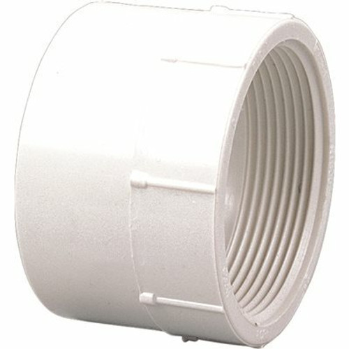 NIBCO 4 in. PVC DWV Hub x FIPT Female Adapter NIBCO 4 in. PVC DWV Hub x FIPT Female Adapter