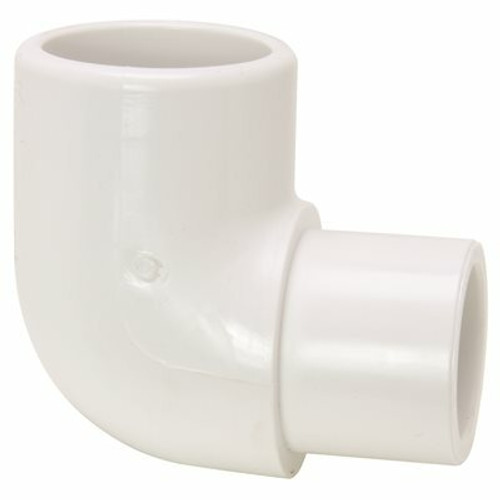 Mueller Streamline 1-1/2 in. PVC Schedule 40 Pressure 90-Degree Spigot x Slip Elbow