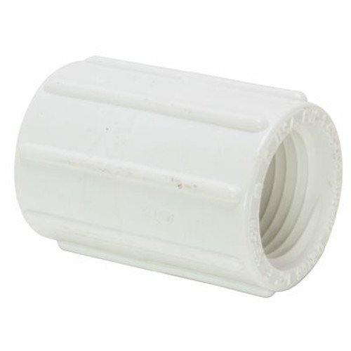 1/2 in. x 1/2 in. Sch. 40 PVC Pressure FPT x FPT Coupling