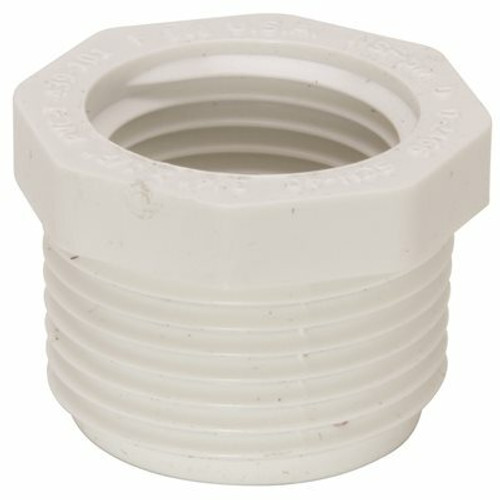Mueller Streamline 1 in. x 3/4 in. PVC Schedule 40 Pressure MIPT x FIPT Bushing
