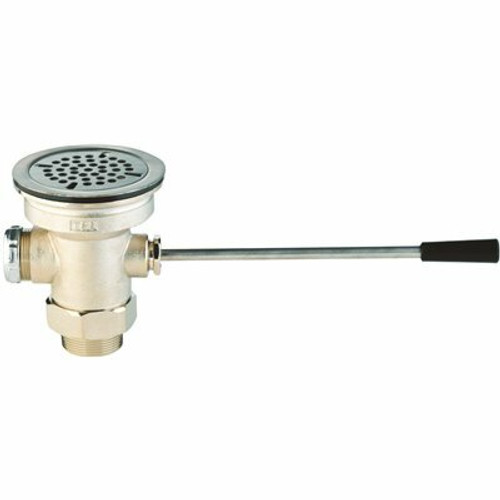 T&S 3-1/2 in. x 2 in. Lever Waste Valve T&S 3-1/2 in. x 2 in. Lever Waste Valve