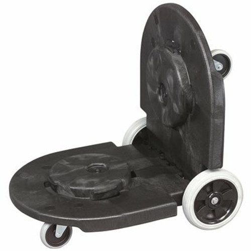 Rubbermaid Commercial Products Tandem Dolly 45 in. L x 20.2 in. W x 8 in. H in Black Rubbermaid Commercial Products Tandem Dolly 45 in. L x 20.2 in. W x 8 in. H in Black