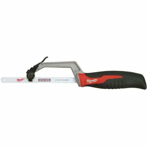 Milwaukee Compact Hack Saw with 10 in. 24 TPI Bi-Metal Blade Milwaukee Compact Hack Saw with 10 in. 24 TPI Bi-Metal Blade