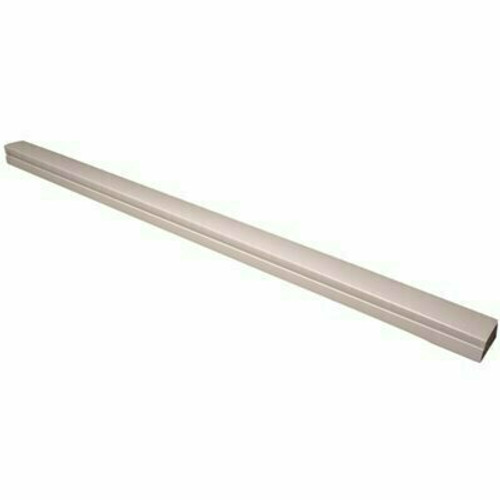 Diversitech SpeediChannel 4 in. x 6-1/2 ft. PVC Channel Section for Ductless Mini-Split Line-Set Cover System in White