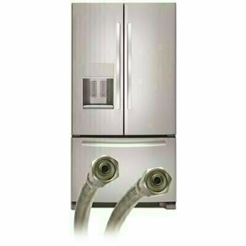Fluidmaster 1/4 in. Compression x 1/4 in. Compression x 72 in. L Braided Stainless Steel Icemaker Connector Fluidmaster 1/4 in. Compression x 1/4 in. Compression x 72 in. L Braided Stainless Steel Icemaker Connector