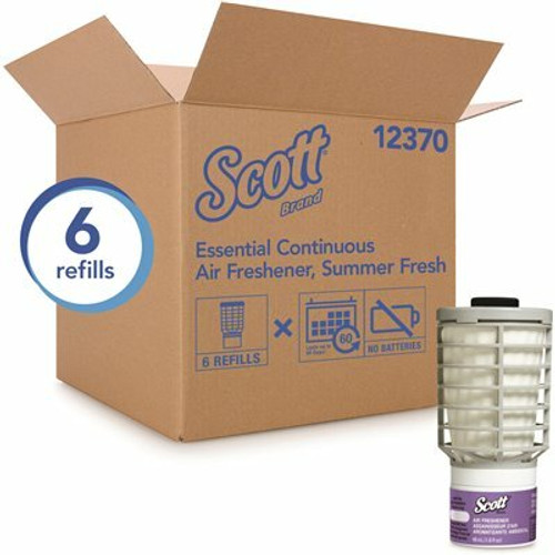 Scott Summer Fresh Automatic/Continuous Release Plug-In Air Freshener Refill (6-Refills/Case) Scott Summer Fresh Automatic/Continuous Release Plug-In Air Freshener Refill (6-Refills/Case)