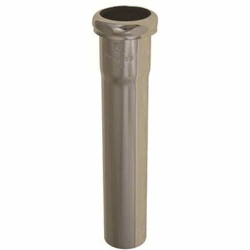 Premier 1-1/2 in. x 8 in. Brass Extension Tube with Slip Joint, Chrome, 17-Gauge Premier 1-1/2 in. x 8 in. Brass Extension Tube with Slip Joint, Chrome, 17-Gauge