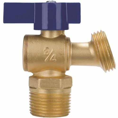 NIBCO 3/4 in. Brass Quarter Turn MIP Boiler Drain NIBCO 3/4 in. Brass Quarter Turn MIP Boiler Drain