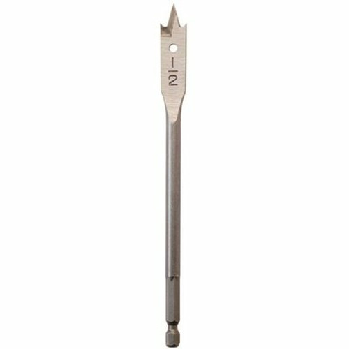 Milwaukee 1/2 in. x 6 in. High Speed Steel Flat Wood Boring Bit Milwaukee 1/2 in. x 6 in. High Speed Steel Flat Wood Boring Bit