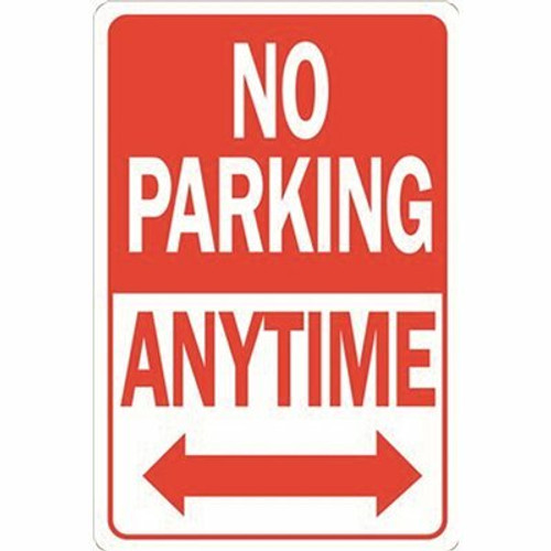HY-KO 12 in. x 18 in. No Parking Anytime Heavy-Duty Reflective Sign HY-KO 12 in. x 18 in. No Parking Anytime Heavy-Duty Reflective Sign