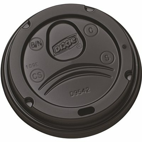 Dixie Dome Large, Black, Disposable Plastic Hot Cup Lids, (1,000 Lids per Case) Dixie Dome Large, Black, Disposable Plastic Hot Cup Lids, (1,000 Lids per Case)