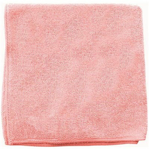 Rubbermaid Commercial Products 16. in. x 16 in. Commercial Red Microfiber Cloth Rubbermaid Commercial Products 16. in. x 16 in. Commercial Red Microfiber Cloth