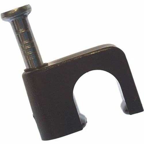 Gardner Bender 1/4 in. Polyethylene Coaxial Staple Masonry Hardened Nail Low Voltage, Black (100-Box) Gardner Bender 1/4 in. Polyethylene Coaxial Staple Masonry Hardened Nail Low Voltage, Black (100-Box)