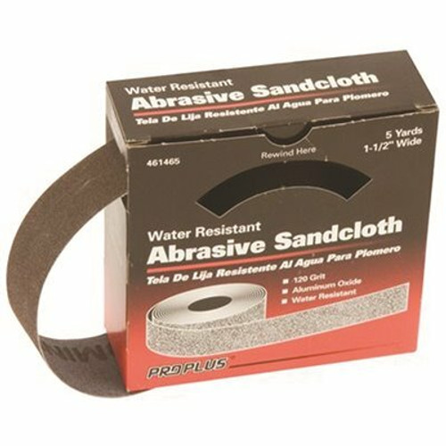 ProPlus 1-1/2 in. x 5 yds. 120-Grit Sand Cloth