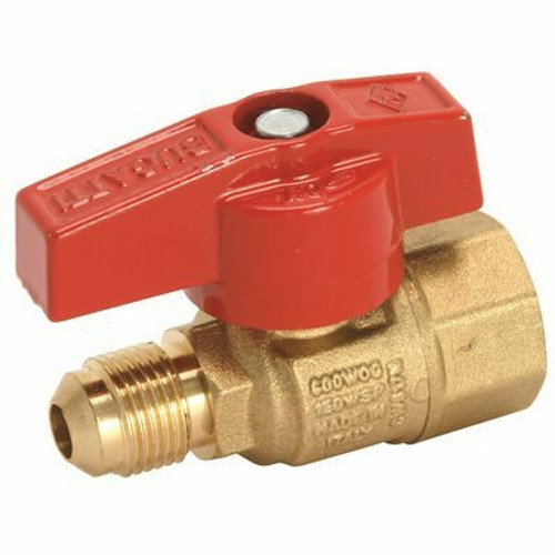 Premier 3/4 in. x 15/16 in. FIP x Flare Gas Ball Valve