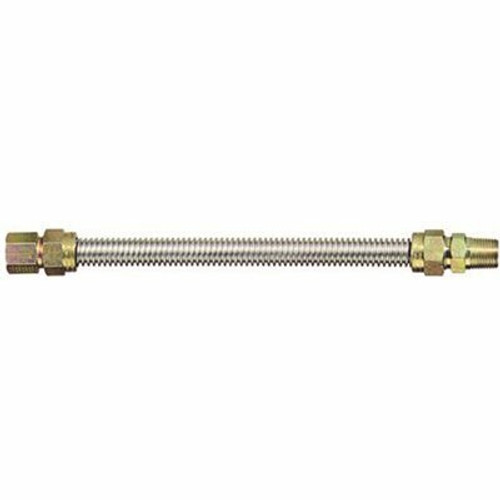 Watts Gas Connector 1/2 in. MIP x 1/2 in. FIP x 72 in.