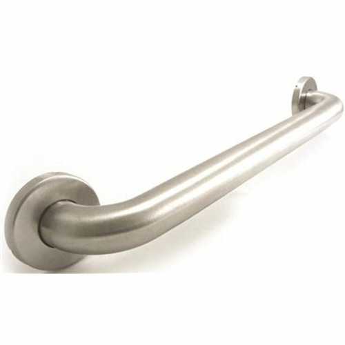 WingIts STANDARD Series 24 in. x 1.5 in. Grab Bar in Satin Stainless Steel (27 in. Overall Length)