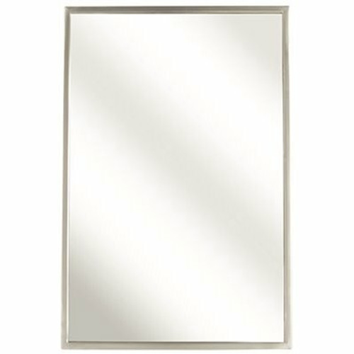 Bradley 24 x 36 in. Angle Frame Mirror, Stainless Steel Bradley 24 x 36 in. Angle Frame Mirror, Stainless Steel