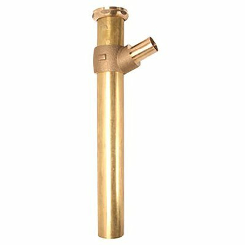 Premier 1-1/2 in. x 12 in. Hi-Way Dishwasher Tailpiece, Rough Brass Premier 1-1/2 in. x 12 in. Hi-Way Dishwasher Tailpiece, Rough Brass