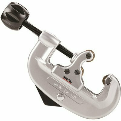 5/8 in. to 2-1/8 in. #20 Screw Feed Copper Pipe, Conduit and Aluminum Tubing Cutter w/ Fold Away Reamer plus Spare Wheel 5/8 in. to 2-1/8 in. #20 Screw Feed Copper Pipe, Conduit and Aluminum Tubing Cutter w/ Fold Away Reamer plus Spare Wheel