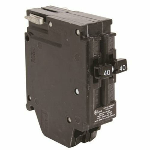 Challenger New Challenger 40 Amp 1 in. 2-Pole Type A Replacement Thin Circuit Breaker