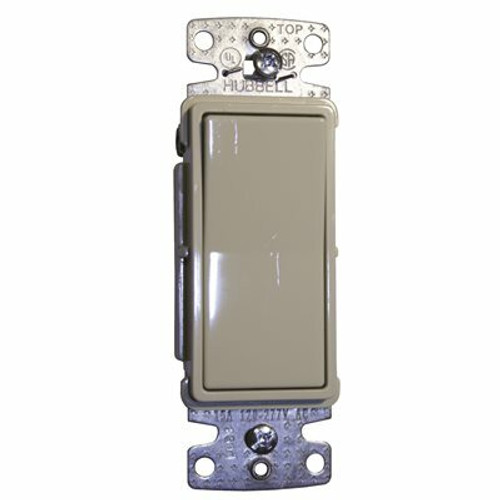 HUBBELL WIRING 15 Amp 120-Volt Single-Pole Illuminated Rocker Switch, White HUBBELL WIRING 15 Amp 120-Volt Single-Pole Illuminated Rocker Switch, White