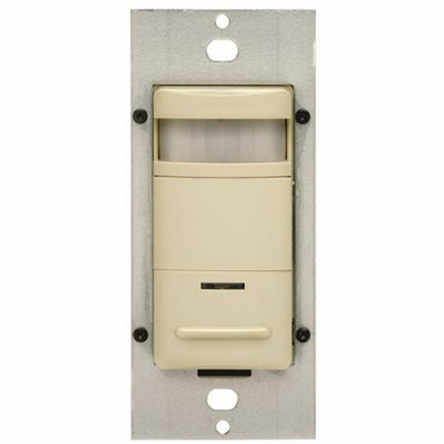 Leviton Decora 120/277 VAC Passive Infrared Wall Switch Occupancy Sensor, Ivory
