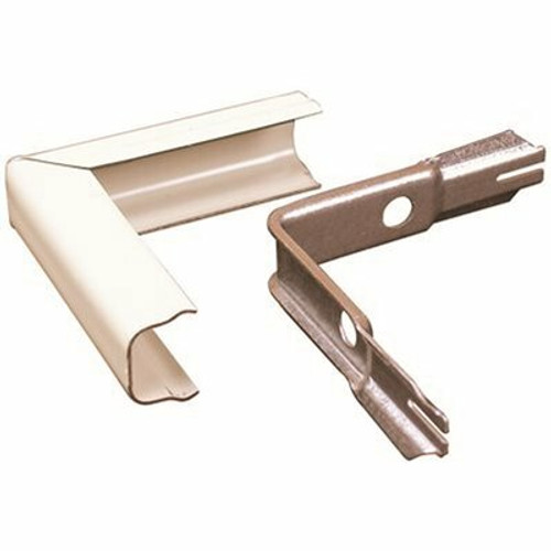 Legrand Wiremold 2-1/2 in. 90-Degree Single-Channel Steel External Elbow Fitting, Ivory Legrand Wiremold 2-1/2 in. 90-Degree Single-Channel Steel External Elbow Fitting, Ivory