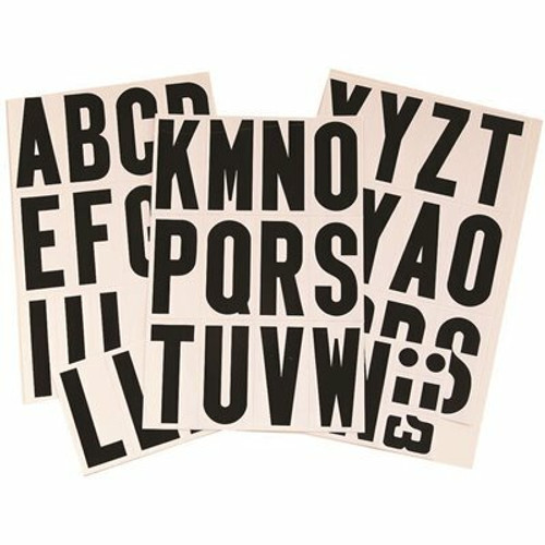 HY-KO 3 in. Vinyl Letters Set (65-Pack)