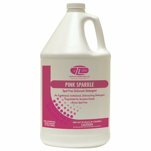 Theochem Laboratories 1 Gal. Pink Sparkle Liquid Dishwash Detergent Spot Free (4 per Case) Theochem Laboratories 1 Gal. Pink Sparkle Liquid Dishwash Detergent Spot Free (4 per Case)