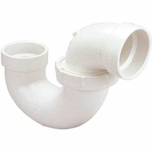 NIBCO 2 in. PVC DWV Hub x Hub P-Trap Fitting NIBCO 2 in. PVC DWV Hub x Hub P-Trap Fitting