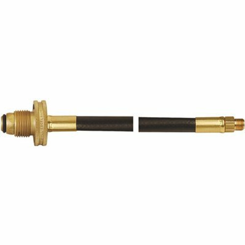 MEC 1/4 in. Thermo Pigtail #60 Soft Nose Pol x 1/4 in. M Inverted Flare Round Brass Handwheel 18 in. Oal