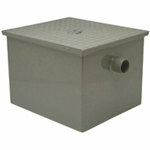Zurn GT2700 3 in. No-Hub Grease Trap with Flow Control, 25 GPM