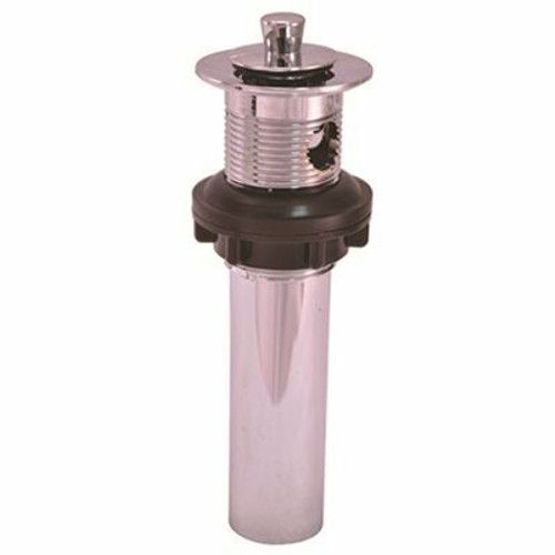 ProPlus 1-1/4 in. x 5 in. Plastic Bathroom Co Pop-Up Overflow Plug ProPlus 1-1/4 in. x 5 in. Plastic Bathroom Co Pop-Up Overflow Plug
