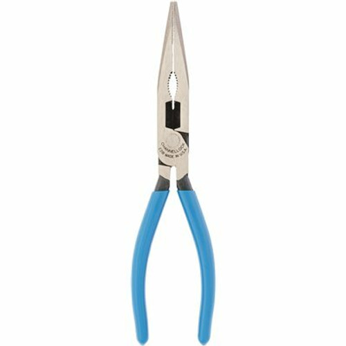 Channellock 8 in. XLT High Leverage Long Nose Plier, with Pipe Grip
