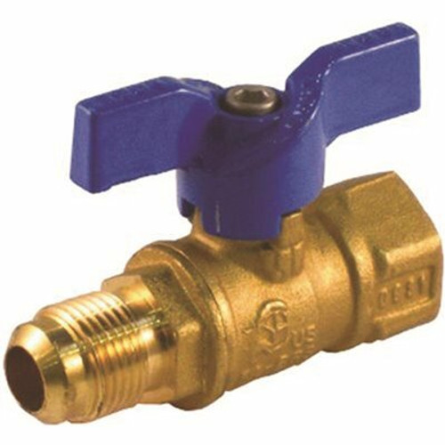 Jomar 3/8 in. Flare X 1/2 in. FIP Gas Ball Valve Jomar 3/8 in. Flare X 1/2 in. FIP Gas Ball Valve