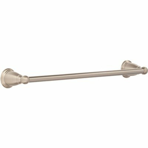 MOEN Brantford 18 in. Towel Bar in Brushed Nickel MOEN Brantford 18 in. Towel Bar in Brushed Nickel