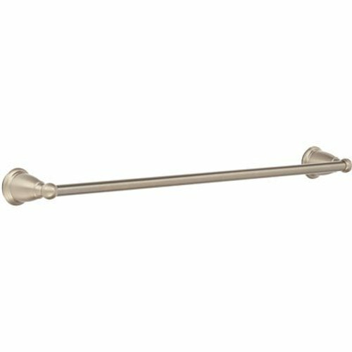 MOEN Brantford 24 in. Towel Bar in Brushed Nickel MOEN Brantford 24 in. Towel Bar in Brushed Nickel