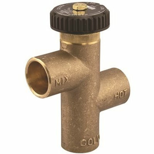 Watts Tempering Valve, Hot Water Extender 3/4 in., Lead Free Brass, Solder End Connections Watts Tempering Valve, Hot Water Extender 3/4 in., Lead Free Brass, Solder End Connections