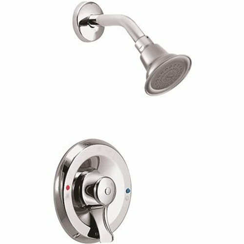 MOEN Commercial Single-Handle Posi-Temp Shower Trim Kit without Valve, 1.5 GPM, Lever Handle in Chrome