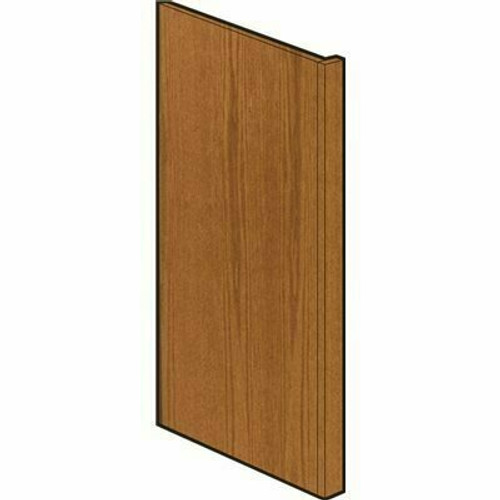 Hampton Bay 24 in. W x 34.5 in. H Dishwasher End Panel in Medium Oak