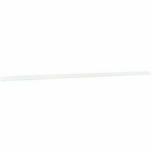 Hampton Bay 91.5 in. W x 4.5 in. H Toe Kick Molding in Satin White 2478280